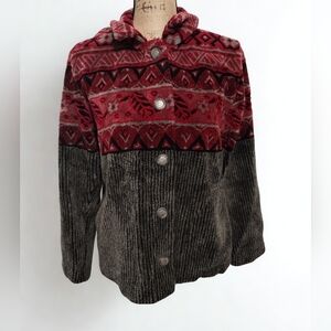 Vintage Aztec Fleece County Clothing Women's Size S